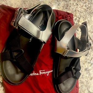Salvatore Ferragamo Gancini Sporty Sandals